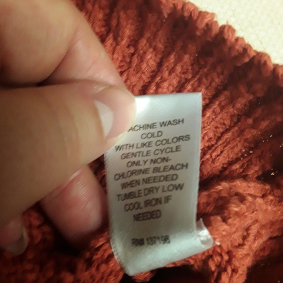 C and C Orange Rust Sweater Xs - Picture 6 of 13